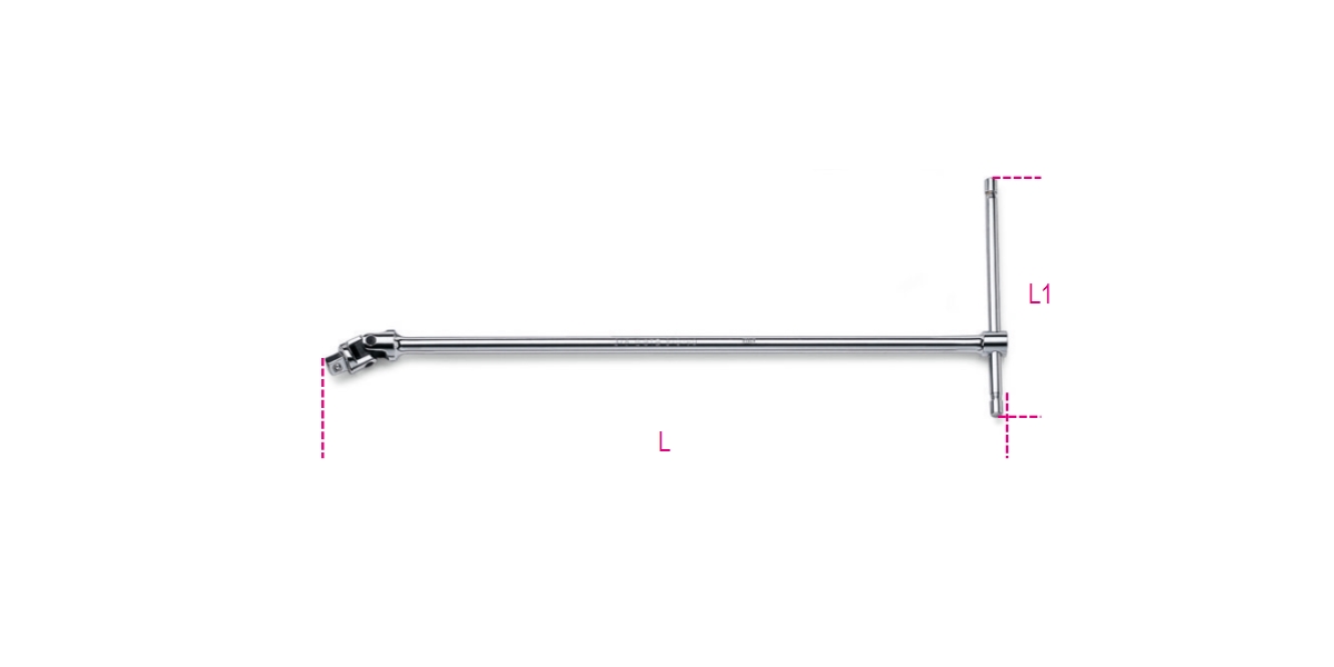 BETA 910/40 BETA 910/40 910/40 3/8-os csuklós T-hajtószár, krómozott