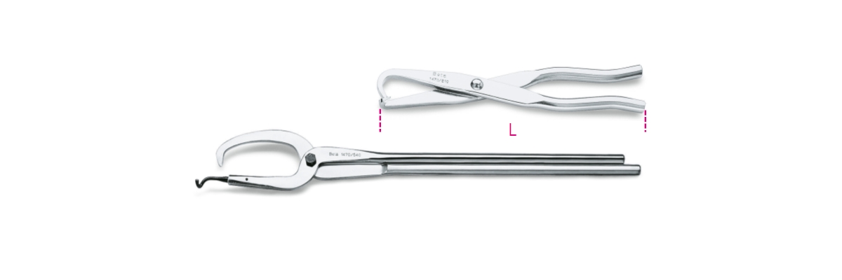 BETA 1470/540 BETA 1470/540 1470 540 Dobfékrugófogó, nikkelezett