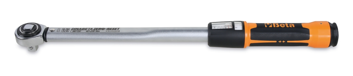 BETA 667/40 BETA 667/40 667/40 ZERO-RESET kioldó nyomatékkulcs átnyomós racsnival, bal és jobb oldali meghúzáshoz, meghúzási pontosság: ą 3%