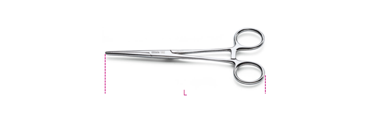 BETA 1002 BETA 1002 1002 Önzáró fogó lekerekített, recézett pofával, rozsdamentes acélból