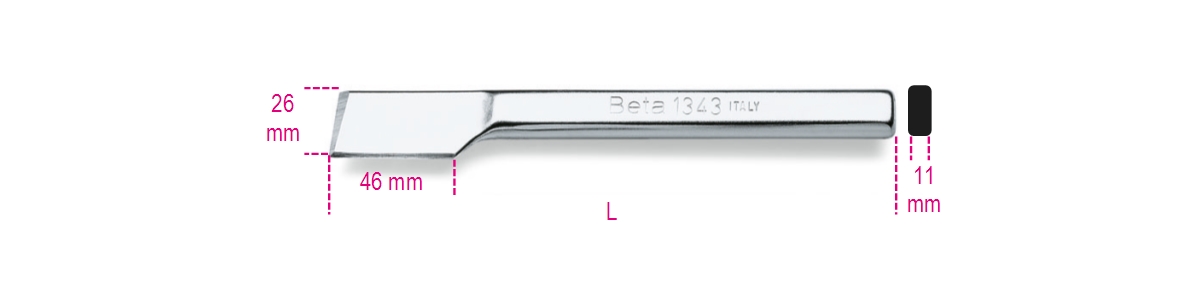 BETA 1343 BETA 1343 1343 Oldalvágó, krómozott