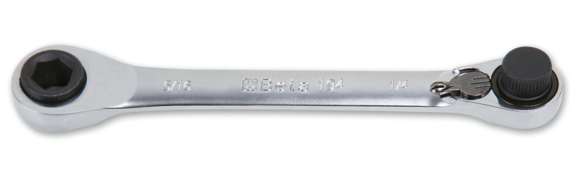 BETA 194/1/4X5/16 BETA 194/1/4X5/16 194 1/4X5/16 Betéttartókulcs átváltós racsnival