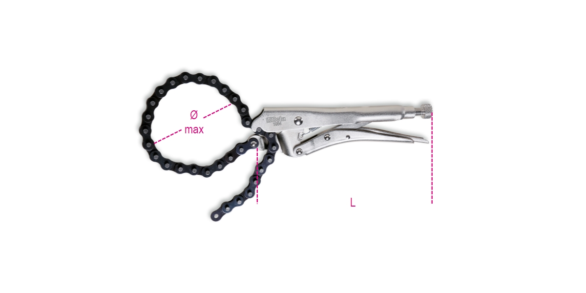 BETA 1064 BETA 1064 BETA 1064 Láncos önzáró fogó, krómozott