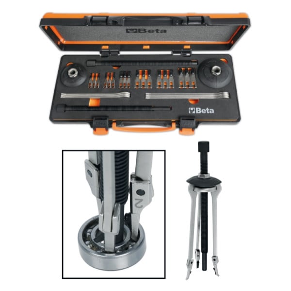 BETA 1548/C6 BETA 1548/C6 1548/C6 Csapágylehúzó készlet cserélhető körmökkel