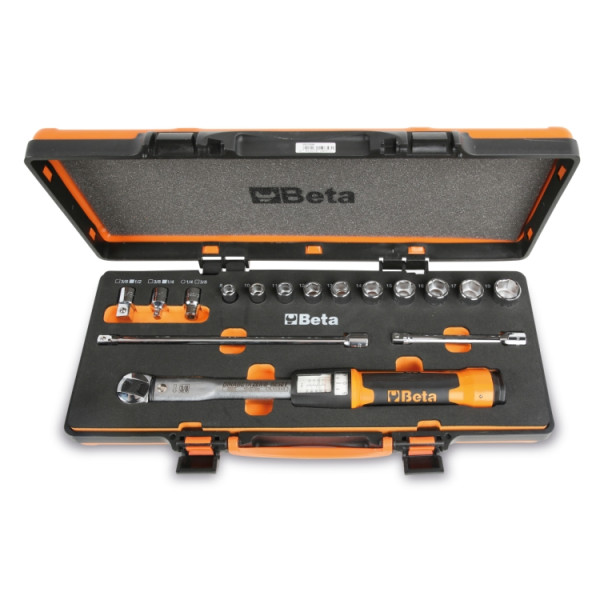 BETA 666/C5 BETA 666/C5 666/C5 Zero-Reset kioldó nyomatékkulcs dobozban, dugókulcsokkal és hosszabbítókkal