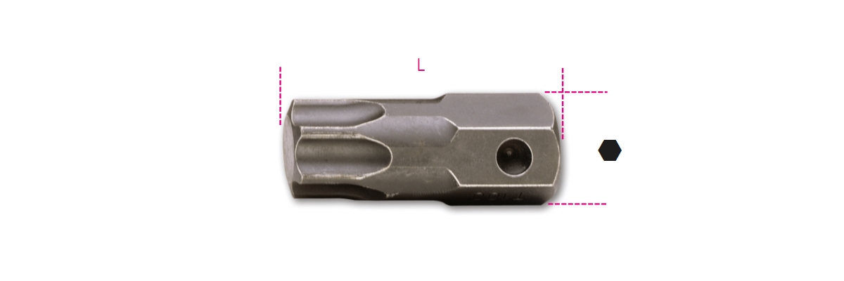 BETA 727/ES22-TX100 BETA 727/ES22-TX100 727/ES22TX T100 Torx  csavarhúzóbetét külső méret 22 mm