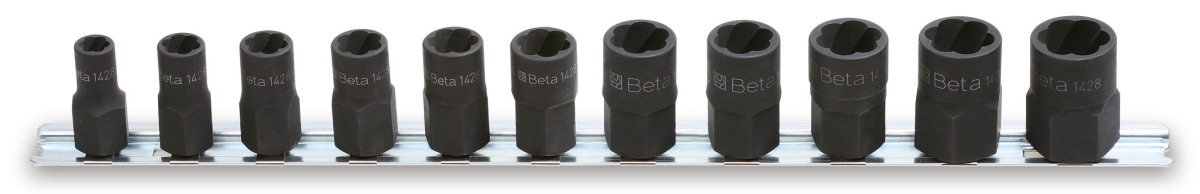 BETA 1428/SB11 BETA 1428/SB11 1428/SB11 11 részes törtanyakiszedő szerszám készlet (1428. cikk) tartón