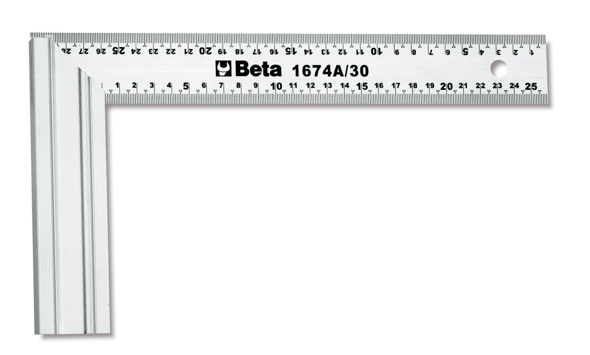BETA 1674A/400 BETA 1674A/400 1674A 400 Asztalos derékszög, a szár acélból, az alaplap alumíniumból készült