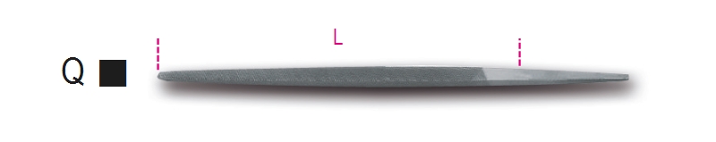 BETA 1718A6/Q BETA 1718A6/Q 1718A6/Q Szögletes egyengető reszelő markolat nélkül