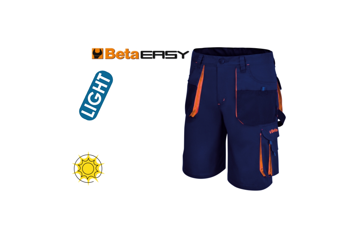 BETA 7861B M BETA 7861B M 7861B M Bermuda munkanadrág könnyített kivitel, kék