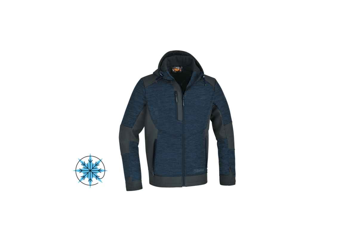 BETA 7637B XXXL BETA 7637B XXXL 7637B XXXL polár kapucnis felső softshell betétekkel