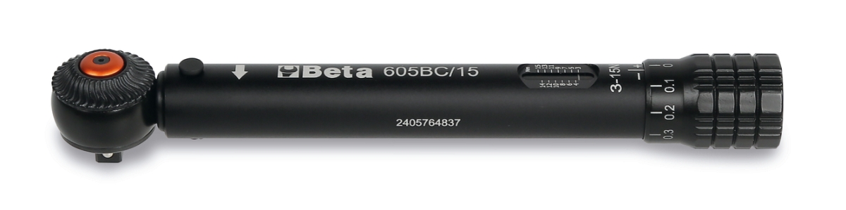 BETA 605BC/15 BETA 605BC/15 605BC/15 Kioldó kompakt, alumínium nyomatékkulcs 15 Nm maximális nyomatékkal