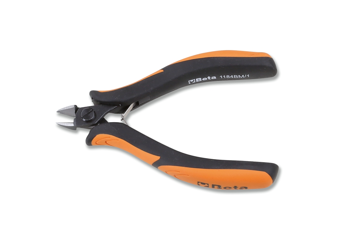 BETA 1184BM/120 BETA 1184BM/120 1184BM Speciális elektronikai oldalcsípőfogó, lekerekített pofával bimateriális szár