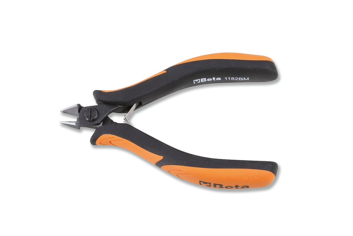 BETA 1182BM BETA 1182BM 1182BM Speciális elektronikai oldalcsípőfogó, keskeny pofával bimateriális szár
