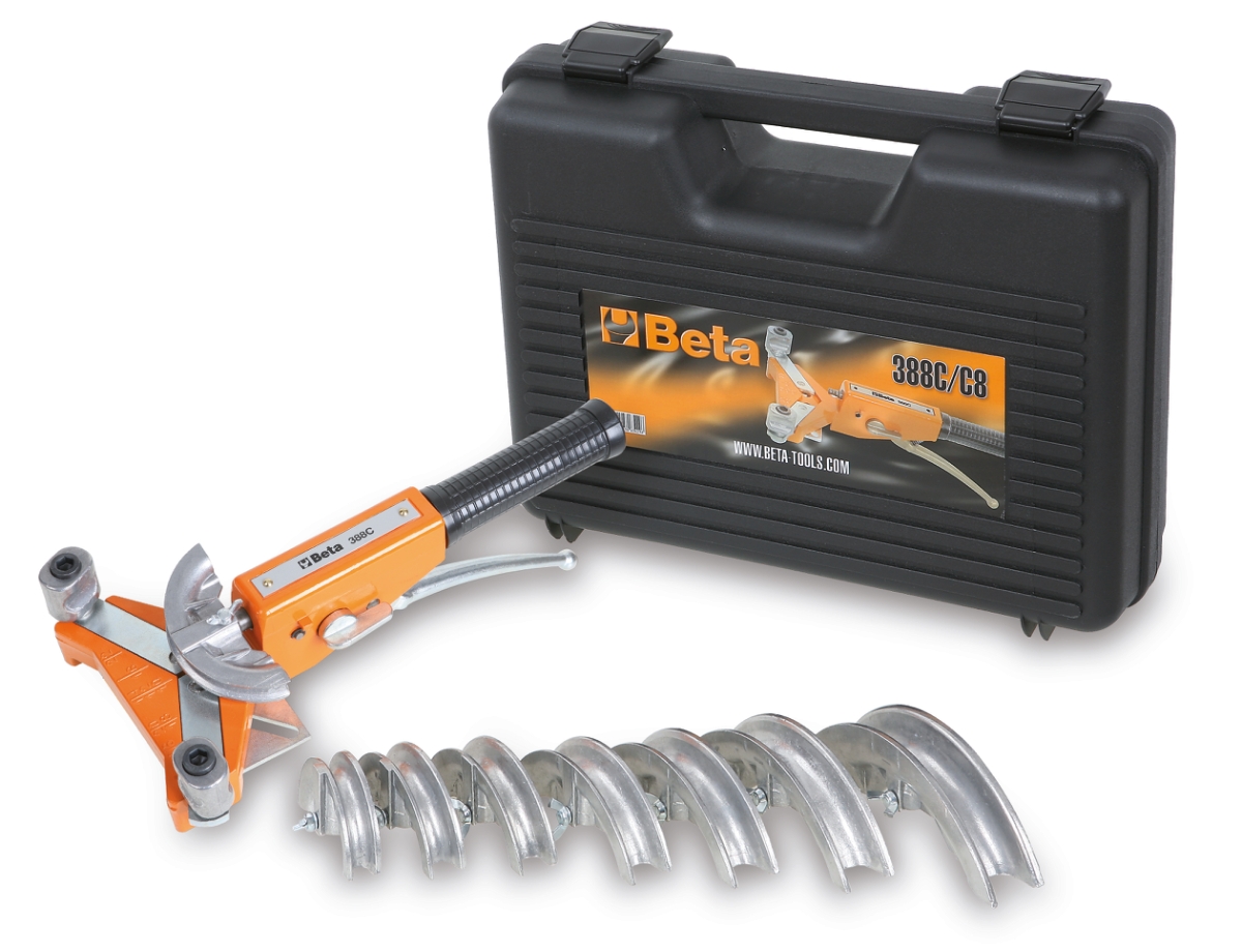 BETA 388C/C8 BETA 388C/C8 388C/C8 Csőhajlító 7 alumínium kengyellel réz és könnyűfém csövekhez műanyag dobozban