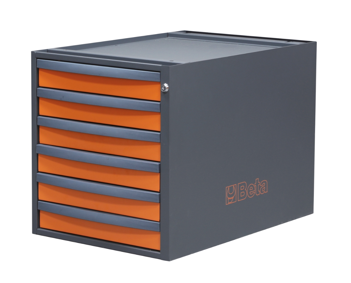 BETA C58CSH/A 6C BETA C58CSH/A 6C C58CSH/A 6C 6 fiókos, 479 mm magas szerszámszekrény a C58BC moduláris munkapadokhoz