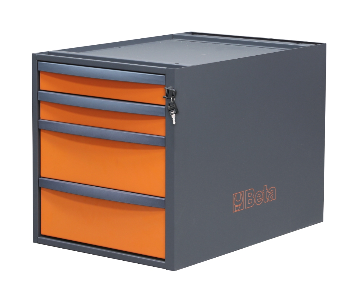 BETA C58CSH/O 4C BETA C58CSH/O 4C C58CSH/O 4C 4 fiókos, 479 mm magas szerszámszekrény a C58BC moduláris munkapadokhoz