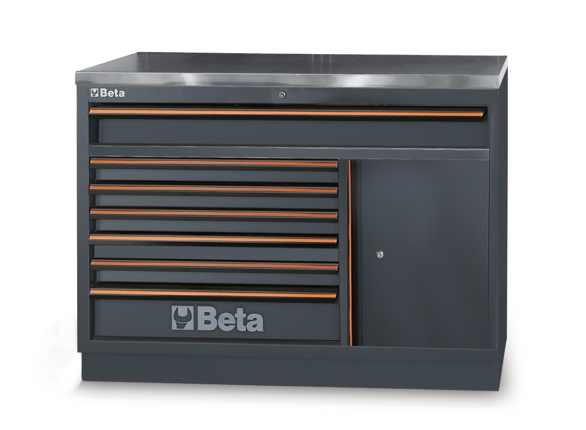 BETA C45PRO 2.0 M7A/X BETA C45PRO 2.0 M7A/X C45PRO 2.0 M7A/X 7 fiókos rögzített modul a C45PRO 2.0 műhelyberendezés összeállításhoz