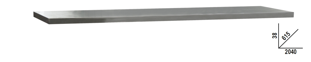 BETA C45PRO 2.0 PXE/3-2,0MT BETA C45PRO 2.0 PXE/3-2,0MT C45PRO 2.0 PXE/3-2,0MT C45PRO 2.0 rozsdamentes acéllal fedett MDF munkalap, 2040 mm x 615 mm