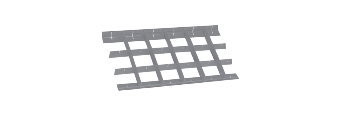 BETA 8889CS/7 BETA 8889CS/7 8889CS keresztirányú fiókelválasztó a C38 fiókjaihoz