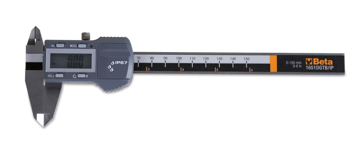 BETA  1651DGTB/IP BETA  1651DGTB/IP 1651DGTB/IP Digitális tolómérő,  pontosság: 0,01 mm,  IP67 védelem