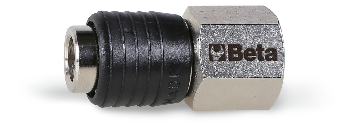 BETA 1917F/3/8 BETA 1917F/3/8 1917F 3/8 Univerzális golyórögzítésű gyorscsatlakozó hüvely ütésálló gumival