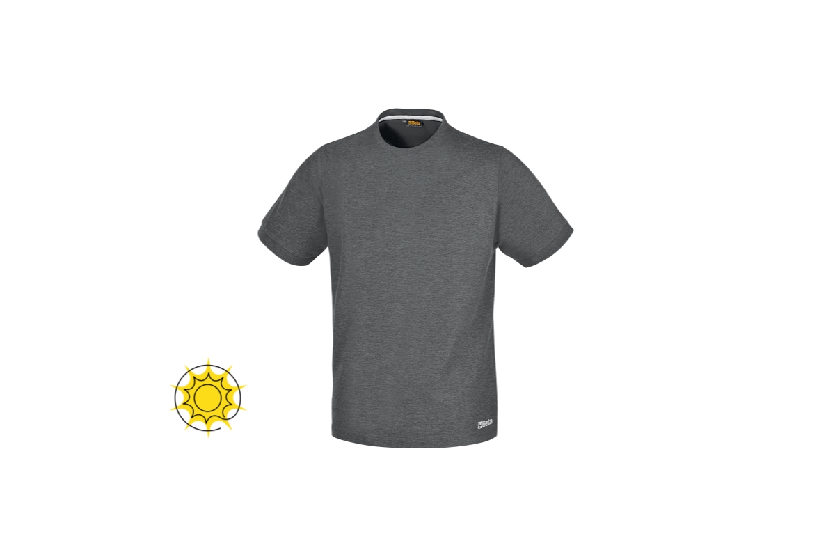 BETA 7553G XS BETA 7553G XS 7553G XS Work póló, pamutdzsörzé, 150 g/m2, melanzs szürke