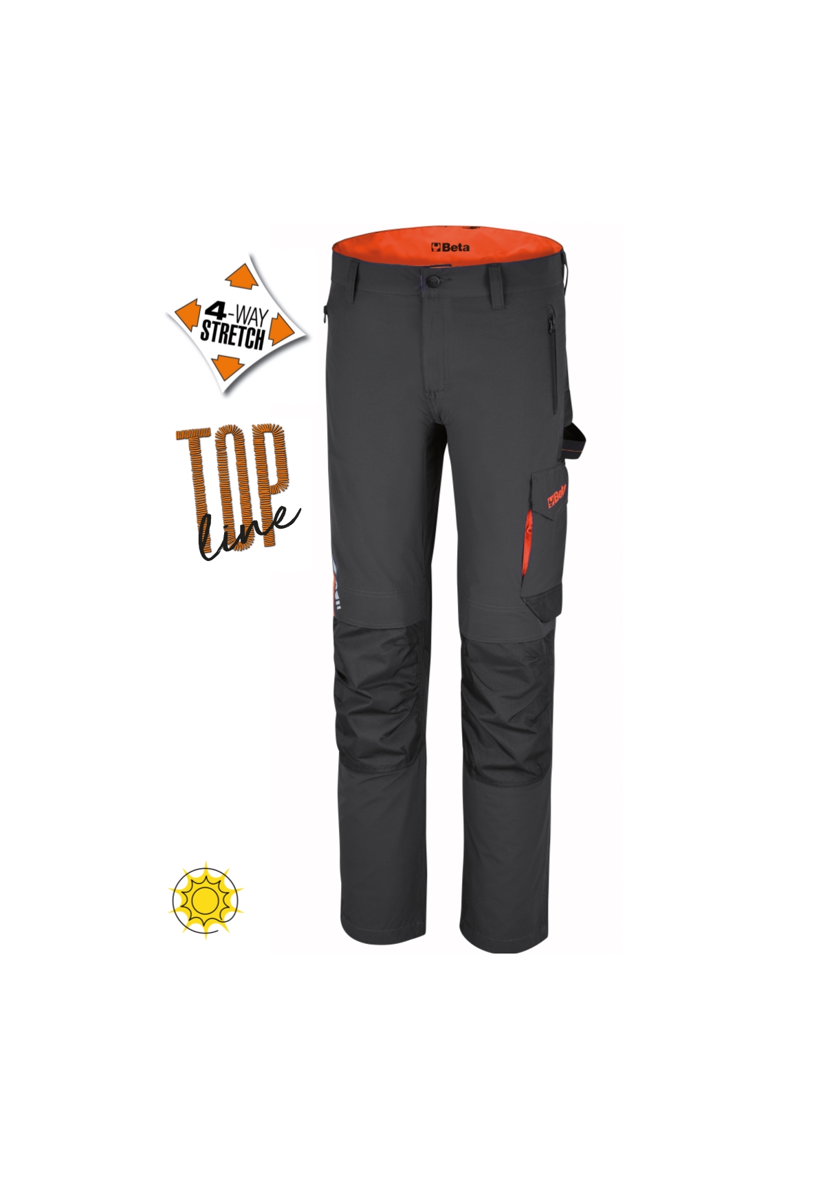 BETA 7660G XXL BETA 7660G XXL 7660G SOKZSEBES ELASZTIKUS MUNKANADRÁG, XXL