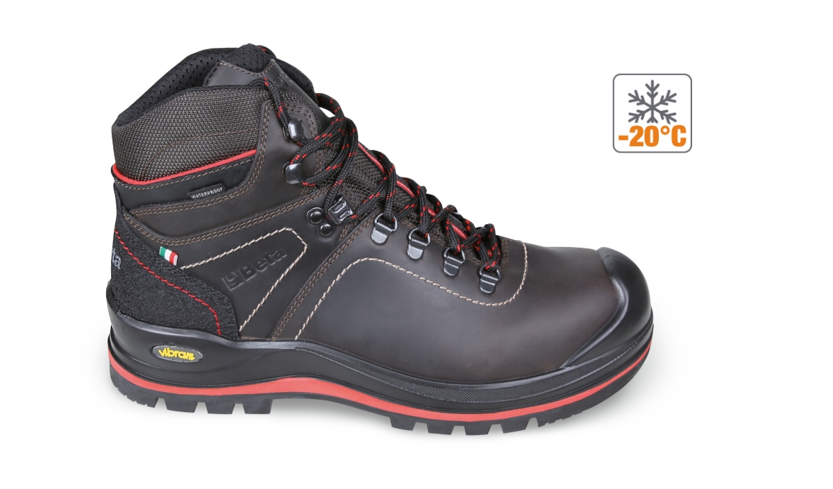 BETA 7294HMC/47 BETA 7294HMC/47 7294 HMC Heavy Duty Mérsékelten vízálló, faggyúzott full-grain bőr bokacipő nagyteljesítményű VIBRAM  járófelülettel, kopásálló betéttel a saroknál, és poliuret