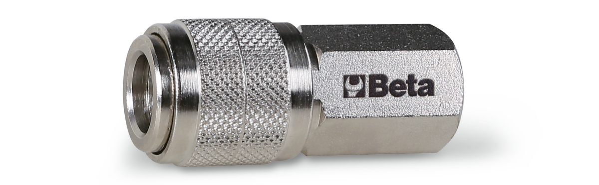 BETA 1917JF/1/4 BETA 1917JF/1/4 1917 JF Golyórögzítésű gyorscsatlakozó hüvely ázsiai modellekhez belső GAS menet, hengeres BSP 1/4