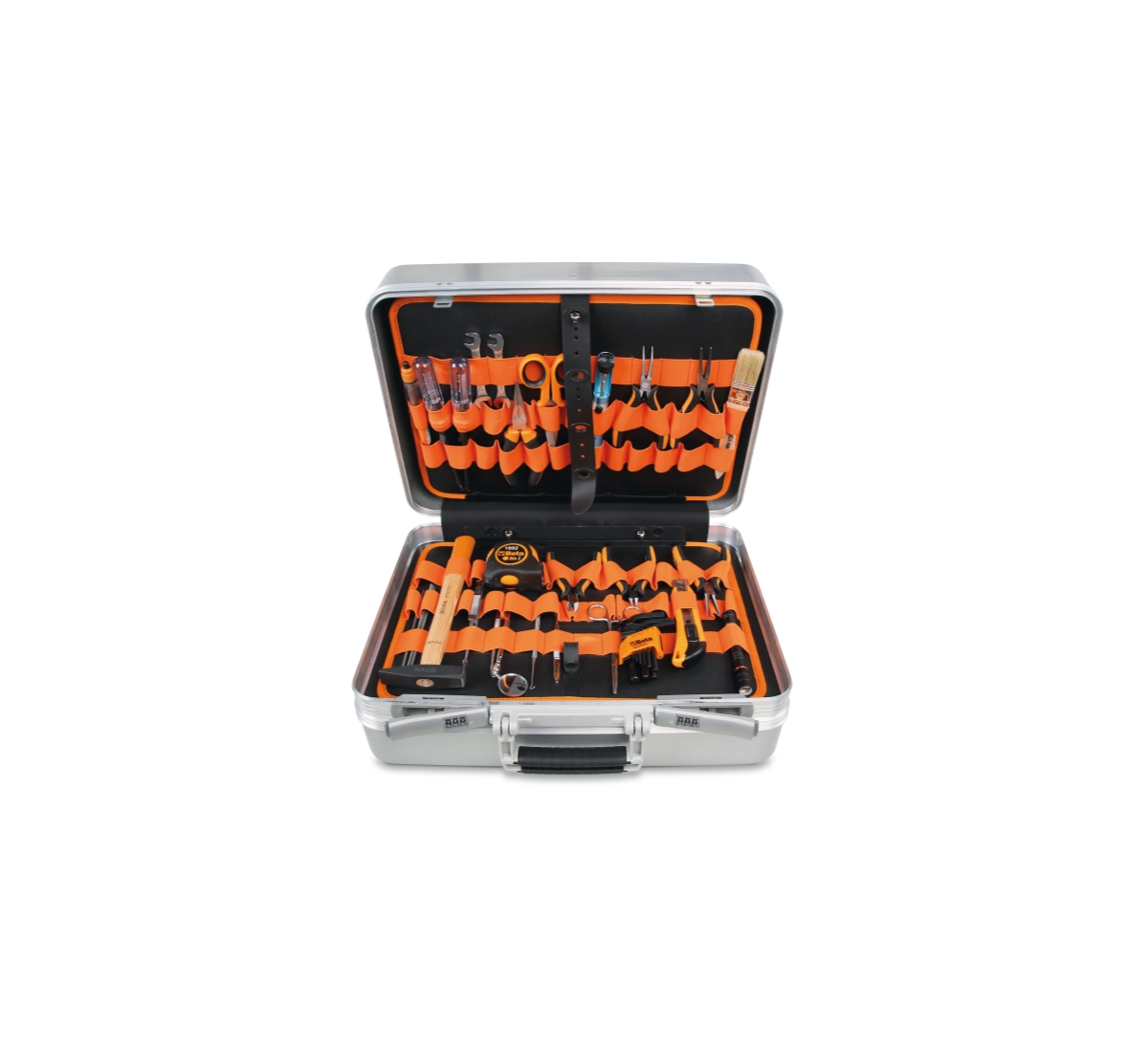 BETA 2033L BETA 2033L 2033LET/B-SZERSZÁMKÉSZLET VILLANYSZERELŐKNEK ALUMÍNIUM TÁSKÁBAN 64 DARABOS