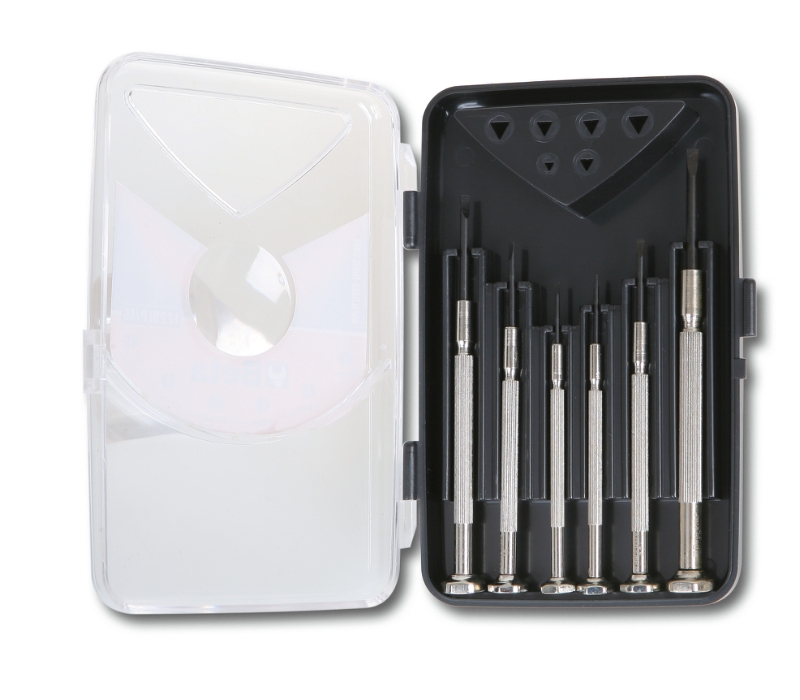 BETA 1229LP/A6 BETA 1229LP/A6 1229LP/A6 6 részes műszerész csavarhúzó szerszám készlet hasítottfejű csavarhoz kofferban
