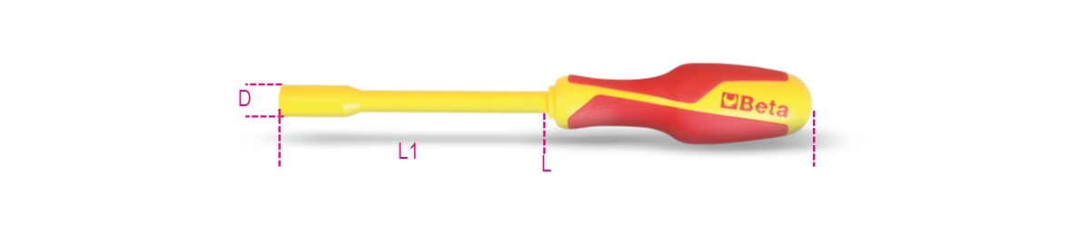 BETA 943MQ/6 BETA 943MQ/6 943MQ 6 Hosszú dugókulcs-csavarhúzó