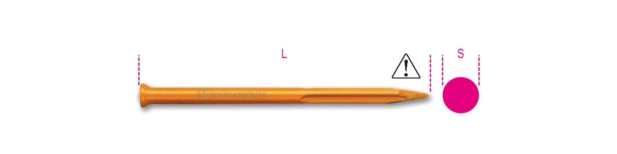 BETA 1700N/16-300 BETA 1700N/16-300 1700N 300 Hegyes véső