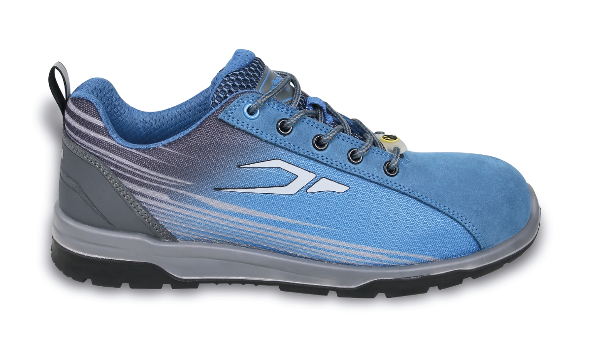 BETA  7316NB/39 BETA  7316NB/39 7316NB Jól szellőző hálós hasítottbőr cipő,  a sarok stabilitását segítő alátámasztással 39