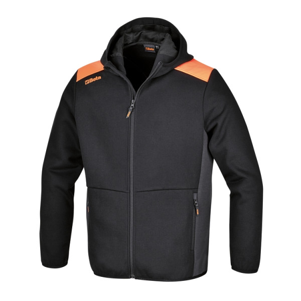 BETA 7566NG S BETA 7566NG S 7566NG S Hosszú cipzáras kapucnis felső, antracitszürke betétekkel