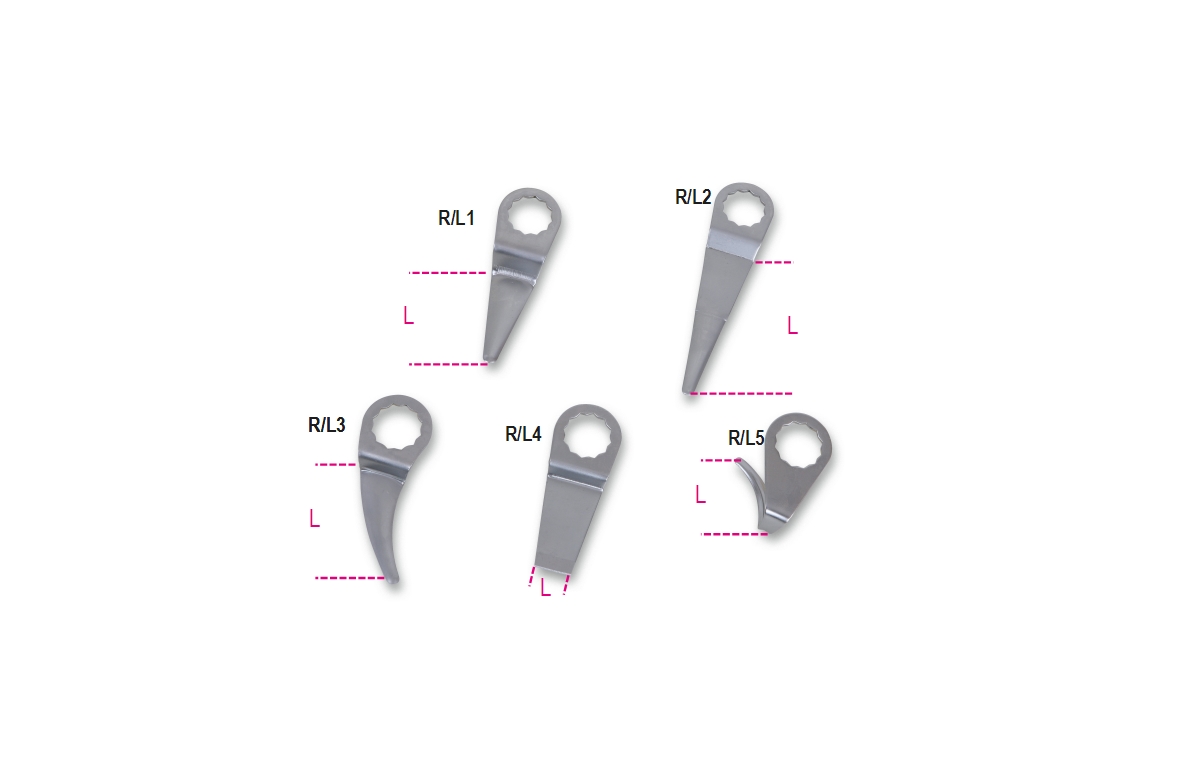 BETA 1938R/L5 BETA 1938R/L5 1938R/L5 1938 R/L5-set of 5 blades 1938