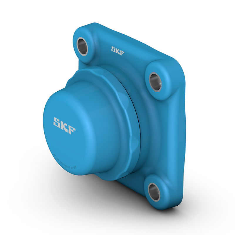 F4BC 20M-CPSS-DFH F4BC 20M-CPSS-DFH SKF Négyzetperemes golyóscsapágy-egység állítócsavaros rögzítéssel és keskeny belső gyűrűvel, kompozit csapágyházzal, élelmiszeripari előírásoknak megfelelő SKF
