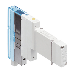 JSY1B00T-5NZ JSY1B00T-5NZ SMC 2x3/2 NO-NO mágnesszelep, 24VDC  JSY1*00, 5-utú mágnesszelep, Belső huzalozás
