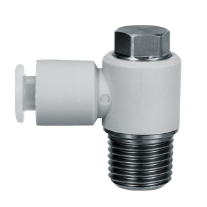 KGV06-01S KGV06-01S SMC Gyorscsatl., könyök, 6mm, R1/8  Univerzális könyök külső menetes - KGV