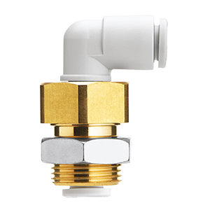 KQ2LE04-00N KQ2LE04-00N SMC Gyorscsatl., könyök átvezető, 2x4mm  Könyök átvezető - KQ2LE*-00