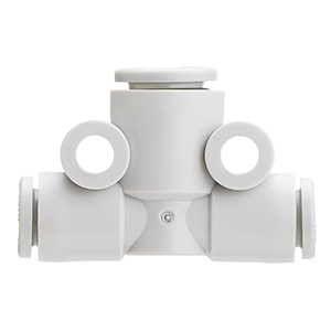 KQ2T10-12A KQ2T10-12A SMC Gyorscsatl., T-csatl., 2x10mm, 12mm  Különböző átmérőjű csatlakozó -KQ2T