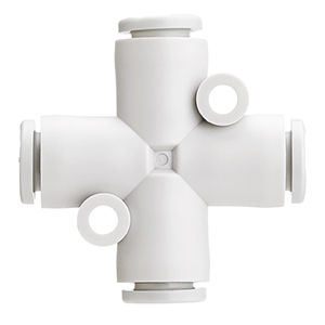 KQ2TW10-00A KQ2TW10-00A SMC Gyorscsatl., X-csatl., 4x10mm  X-csatlakozó -KQ2TW*-00