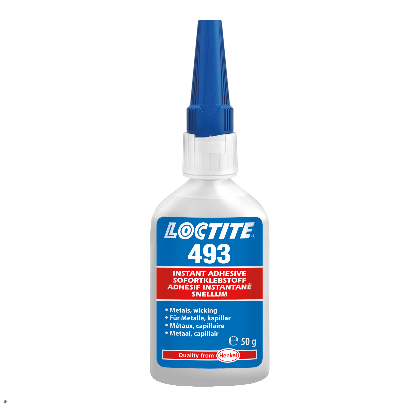 LOCTITE 493         50 g LOCTITE 493         50 g Kapilláraktív pillanatragasztó fémekhez