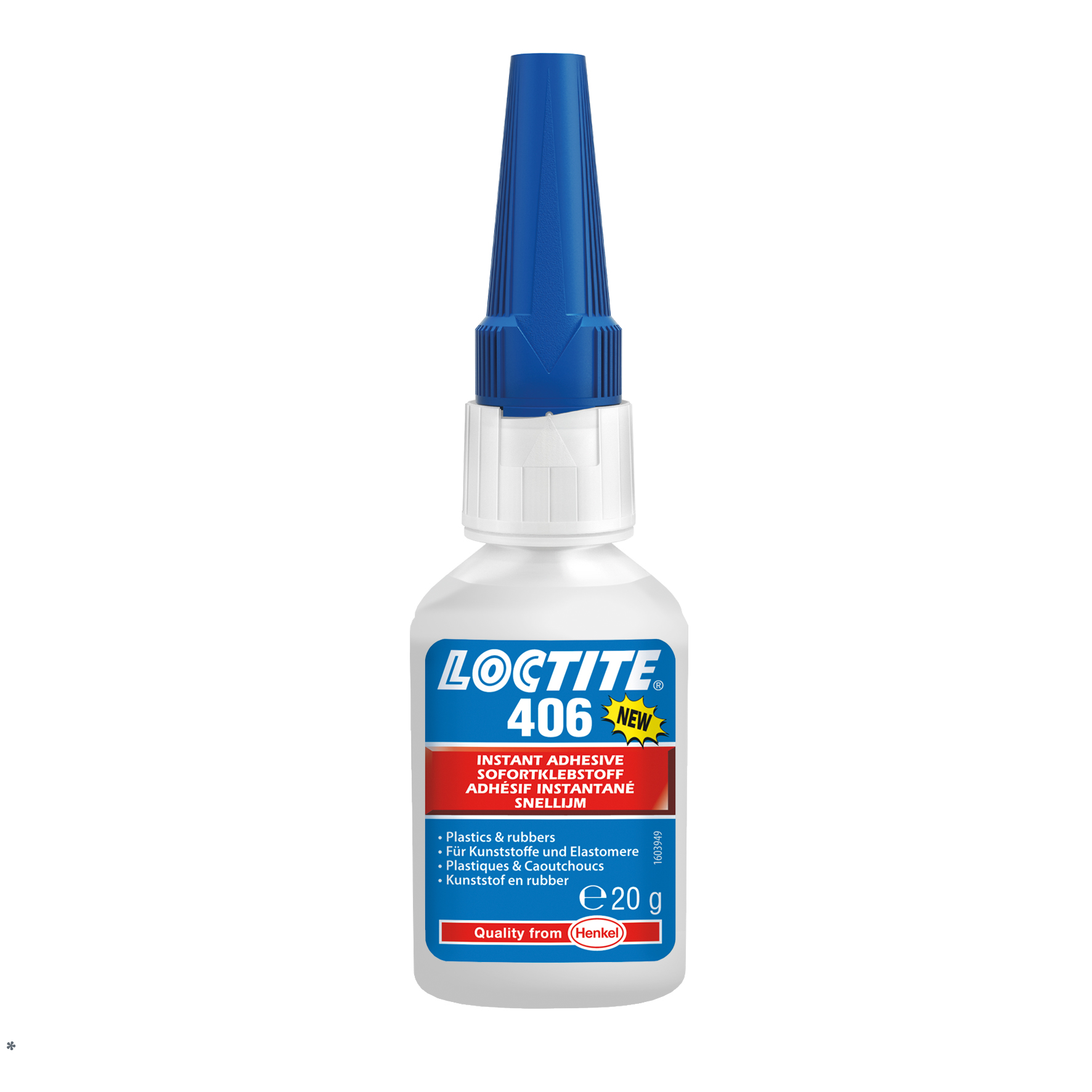 LOCTITE 406         20 g LOCTITE 406         20 g Pillanatragasztó műanyag ragasztásához