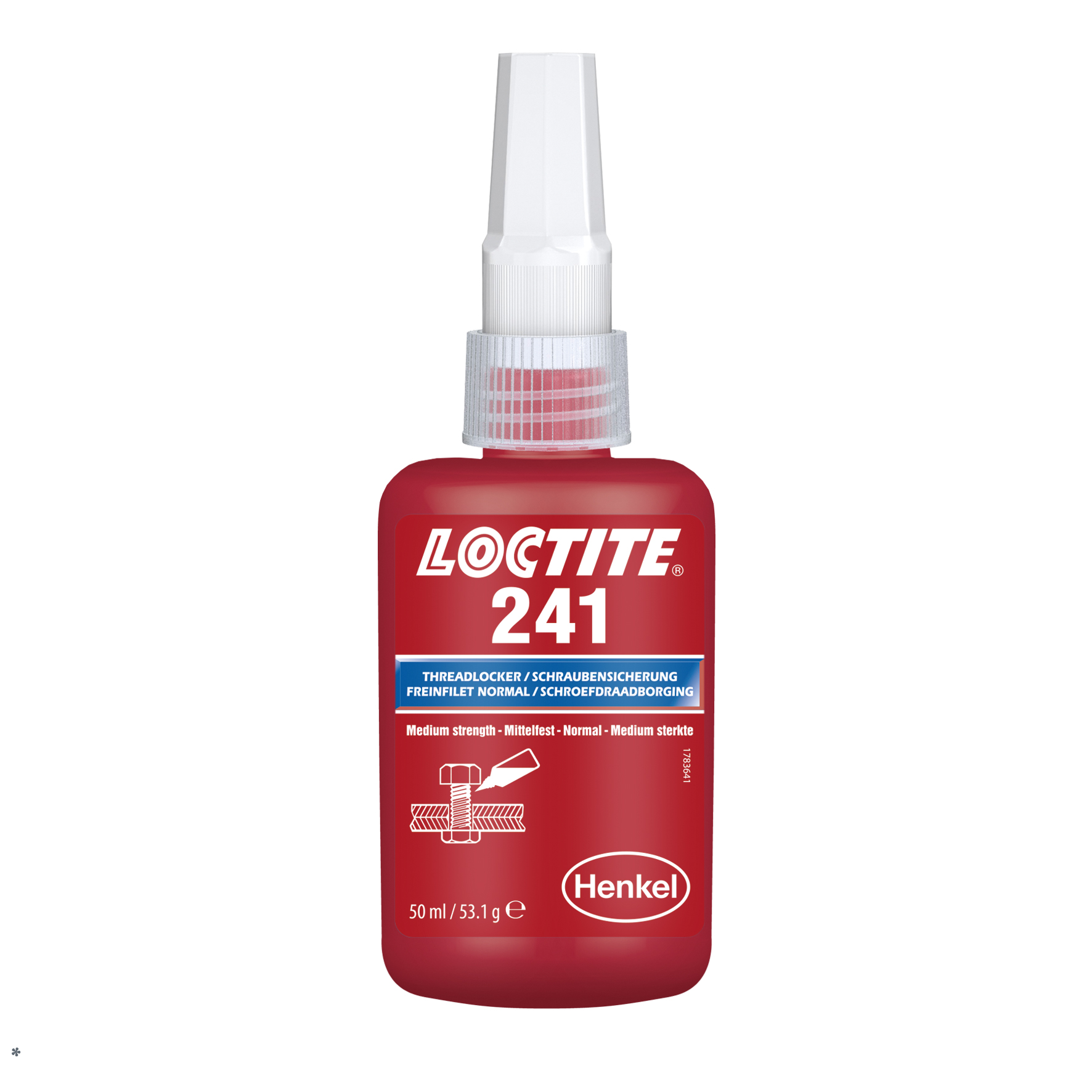 LOCTITE 241         50 ml LOCTITE 241         50 ml Közepes szilárdságú csavarrögzítő
