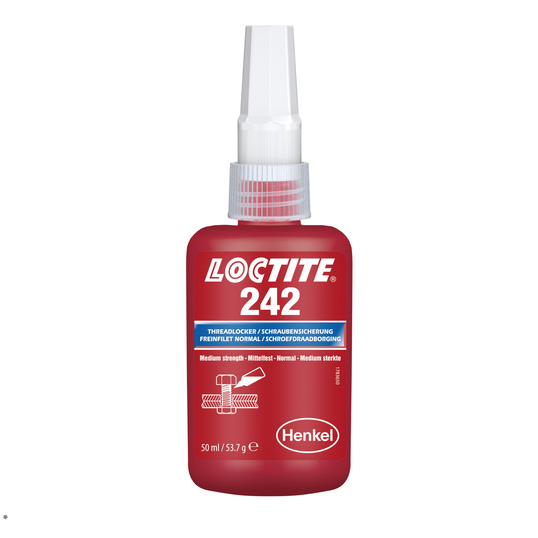 LOCTITE 242         50 ml LOCTITE 242         50 ml Közepes szilárdságú csavarrögzítő