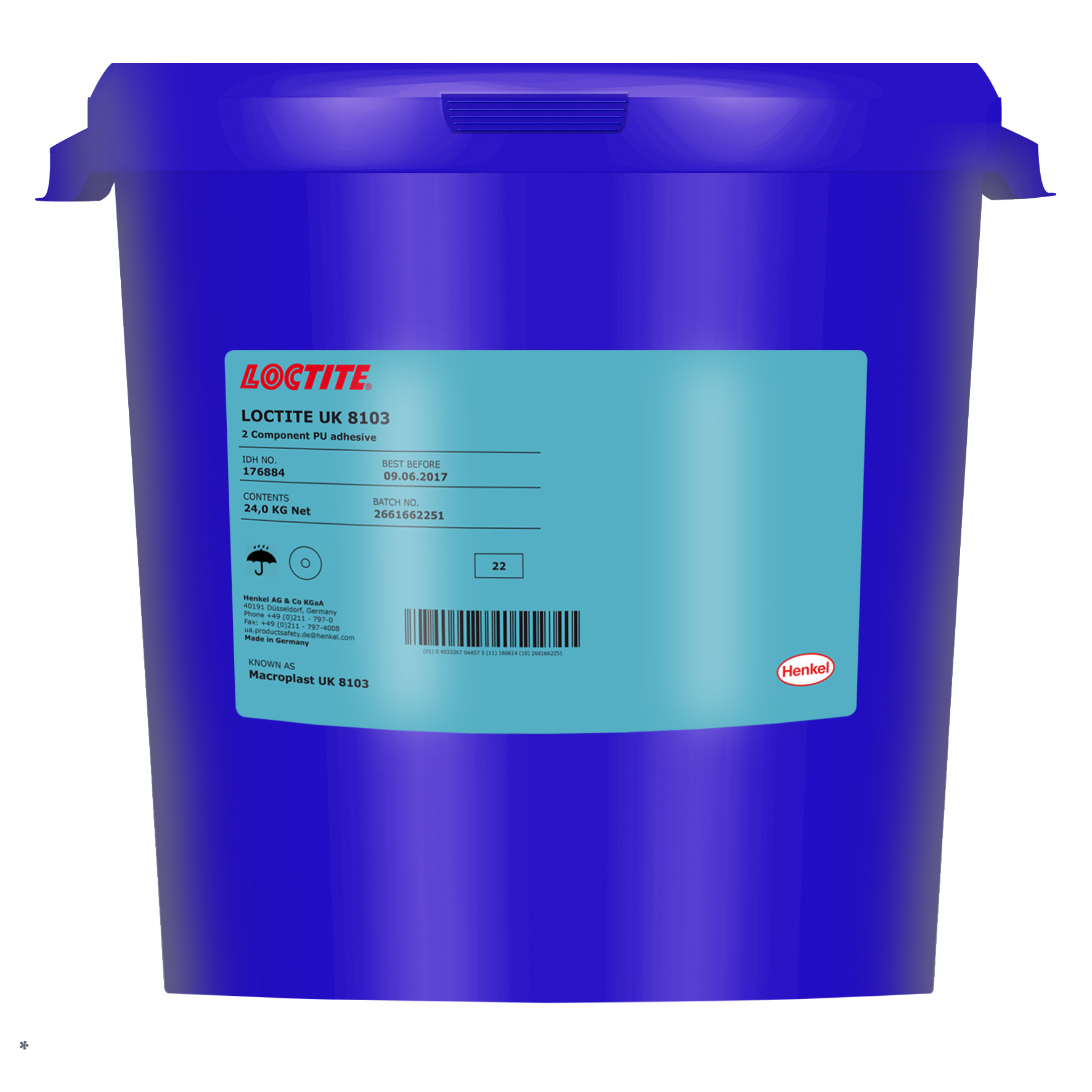 LOCTITE UK 8103         24 kg LOCTITE UK 8103         24 kg 2-komponensű PUR ragasztó