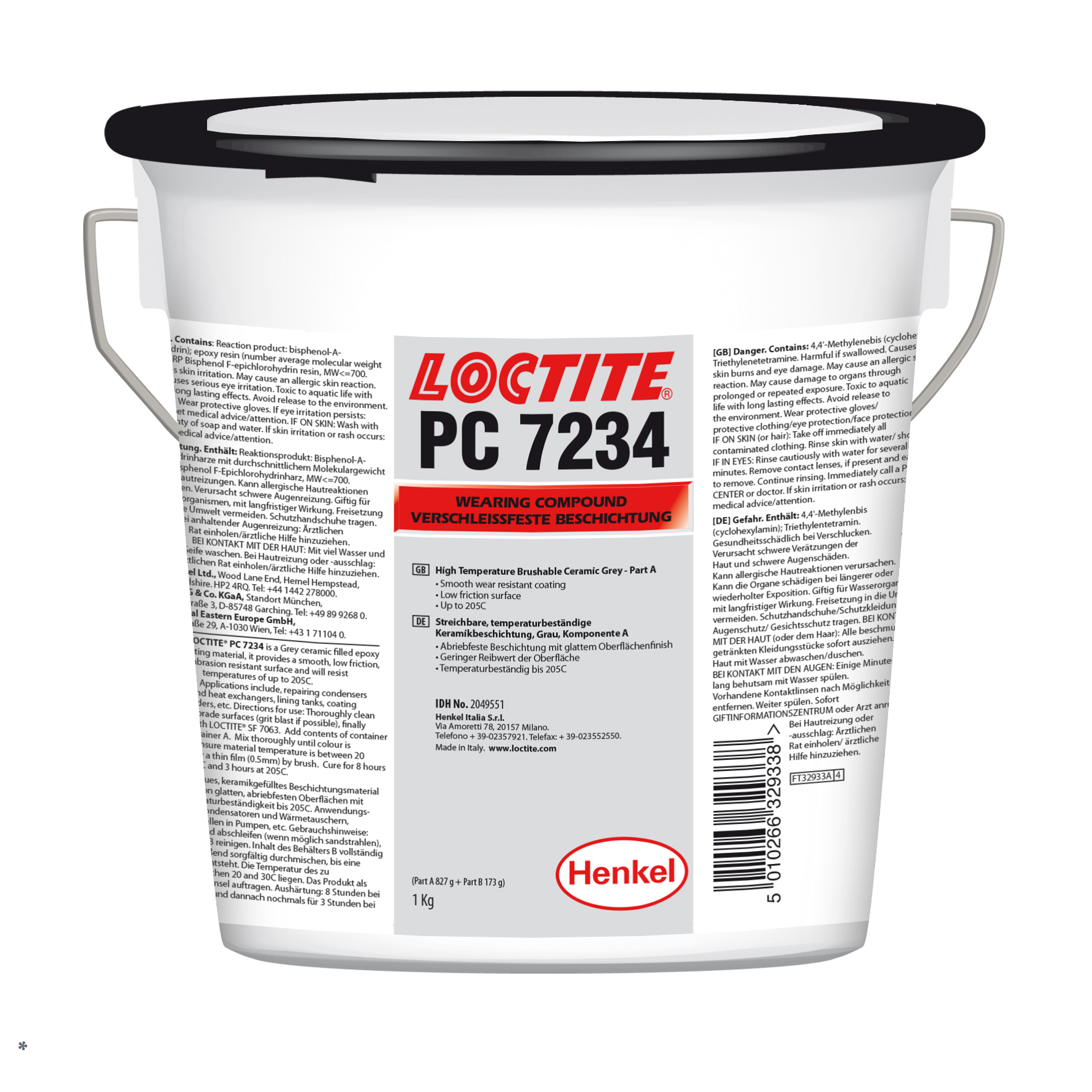 LOCTITE PC 7234         907 g LOCTITE PC 7234         907 g Hőálló ecsetelhető kerámia
