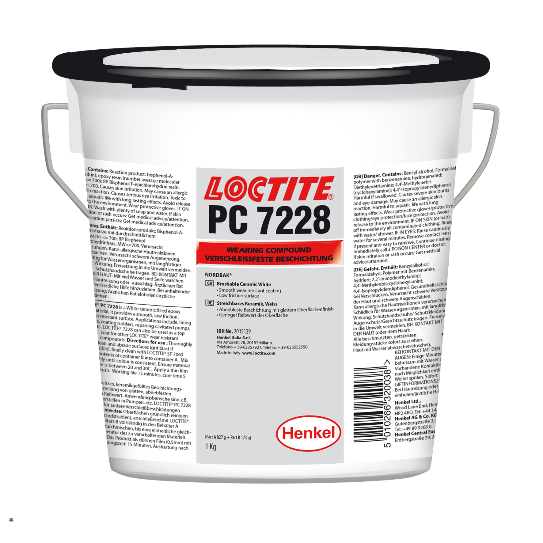 LOCTITE PC 7228         1 kg LOCTITE PC 7228         1 kg Ecsetelhető kerámia (fehér) - alapozónak is